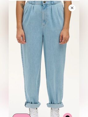 Lucy & Yak Light Blue Boyfriend Jeans